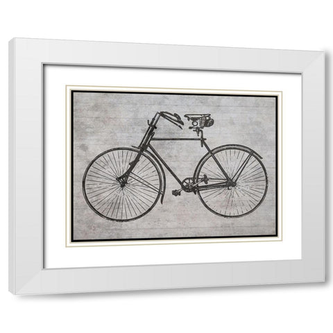 Ride Into The Future White Modern Wood Framed Art Print with Double Matting by Lewis, Sheldon