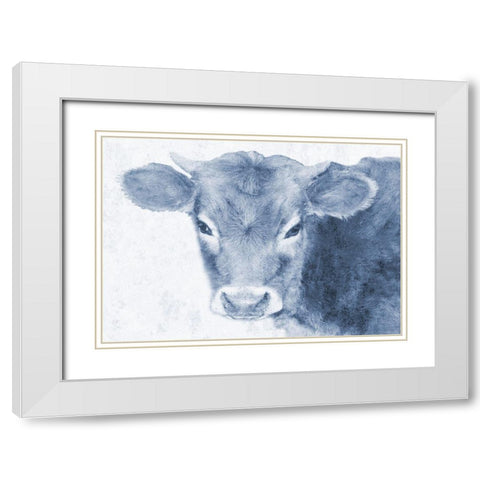 Tone To Tonal Farm Stead White Modern Wood Framed Art Print with Double Matting by Lewis, Sheldon