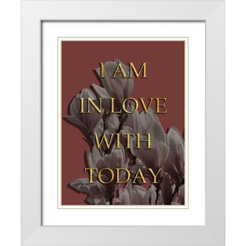 LoveToday White Modern Wood Framed Art Print with Double Matting by Lewis, Sheldon
