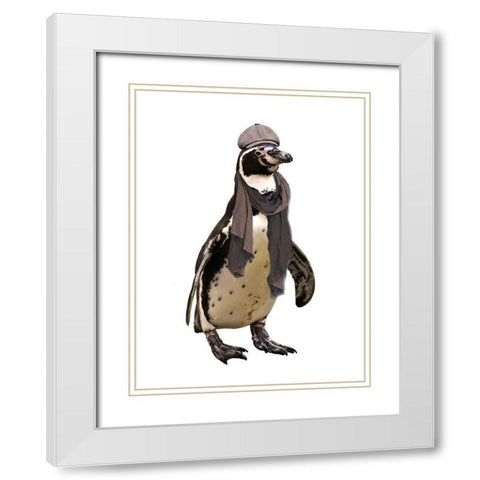 Cold Days White Modern Wood Framed Art Print with Double Matting by Lewis, Sheldon