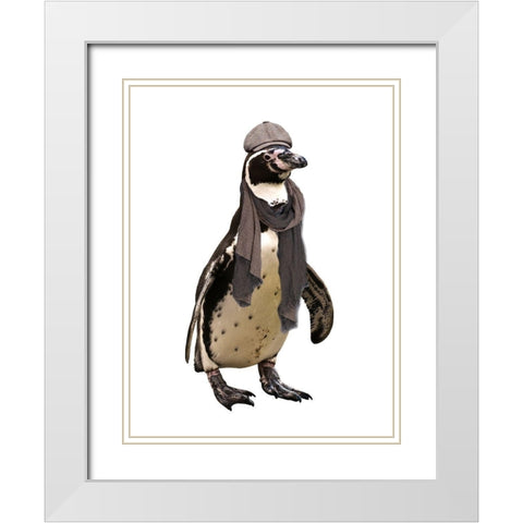 Cold Days White Modern Wood Framed Art Print with Double Matting by Lewis, Sheldon
