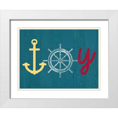 Toy White Modern Wood Framed Art Print with Double Matting by Lewis, Sheldon