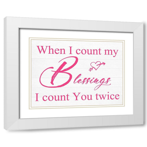 You Are Twice White Modern Wood Framed Art Print with Double Matting by Lewis, Sheldon