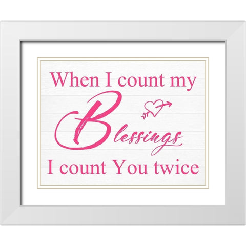 You Are Twice White Modern Wood Framed Art Print with Double Matting by Lewis, Sheldon