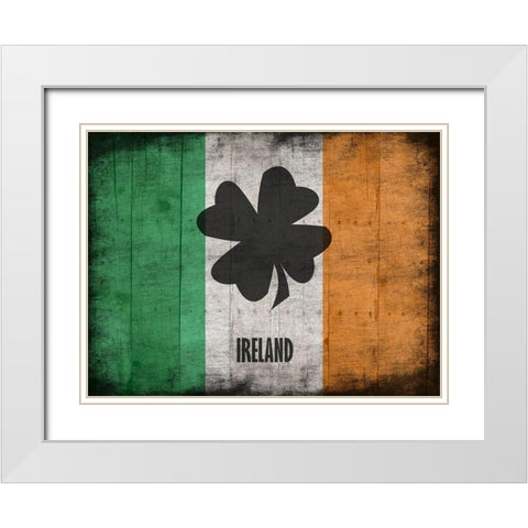 Ireland White Modern Wood Framed Art Print with Double Matting by Lewis, Sheldon