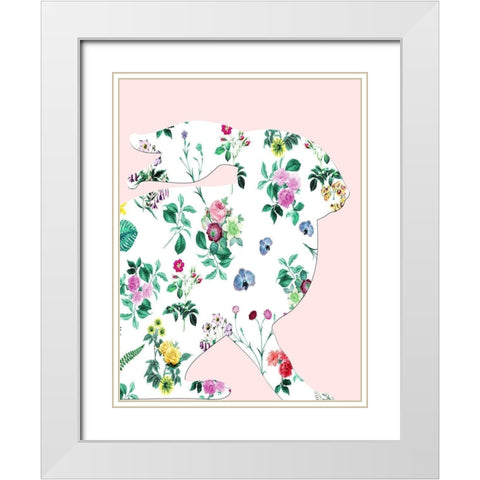 Hopper 1 White Modern Wood Framed Art Print with Double Matting by Lewis, Sheldon