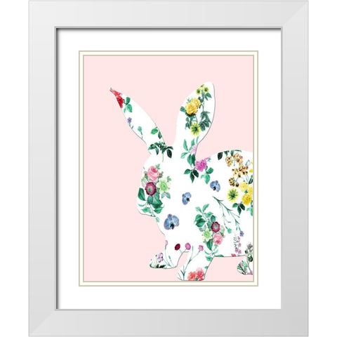 Hopper 2 White Modern Wood Framed Art Print with Double Matting by Lewis, Sheldon