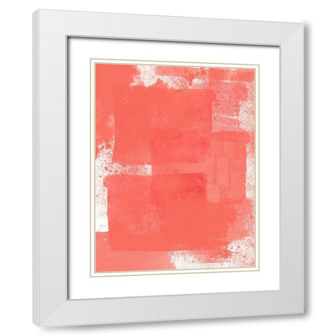 Coral Peddle White Modern Wood Framed Art Print with Double Matting by Lewis, Sheldon