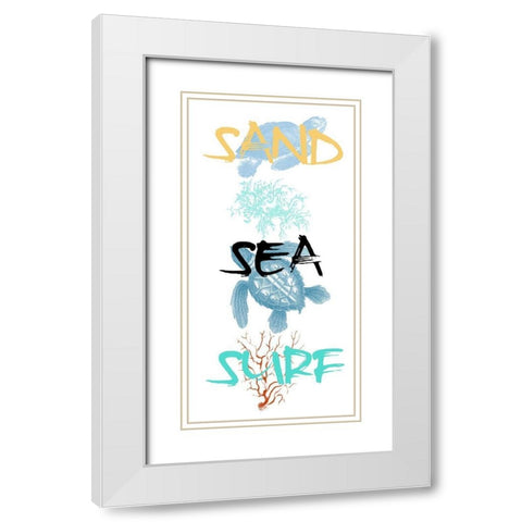 Deep Sea Dive 2 White Modern Wood Framed Art Print with Double Matting by Lewis, Sheldon