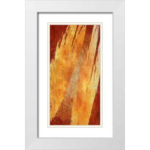 Grenville 2 White Modern Wood Framed Art Print with Double Matting by Lewis, Sheldon