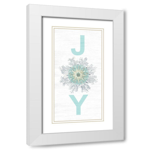 Coast To Joy White Modern Wood Framed Art Print with Double Matting by Lewis, Sheldon