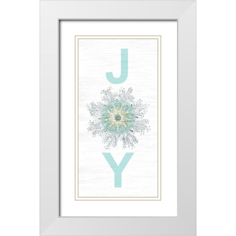 Coast To Joy White Modern Wood Framed Art Print with Double Matting by Lewis, Sheldon