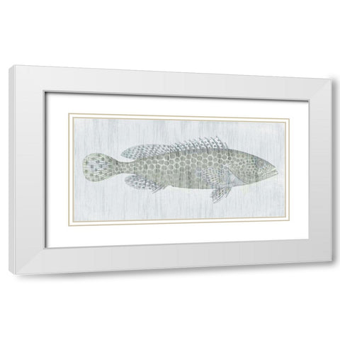 Catch Me If You Can White Modern Wood Framed Art Print with Double Matting by Lewis, Sheldon