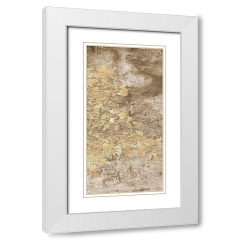Natures Cluster 4 White Modern Wood Framed Art Print with Double Matting by Lewis, Sheldon