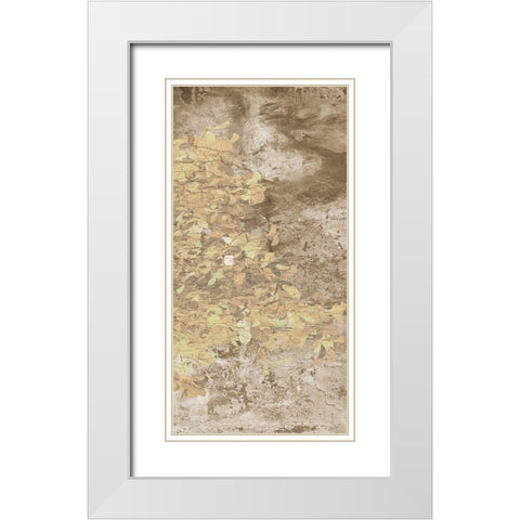 Natures Cluster 4 White Modern Wood Framed Art Print with Double Matting by Lewis, Sheldon