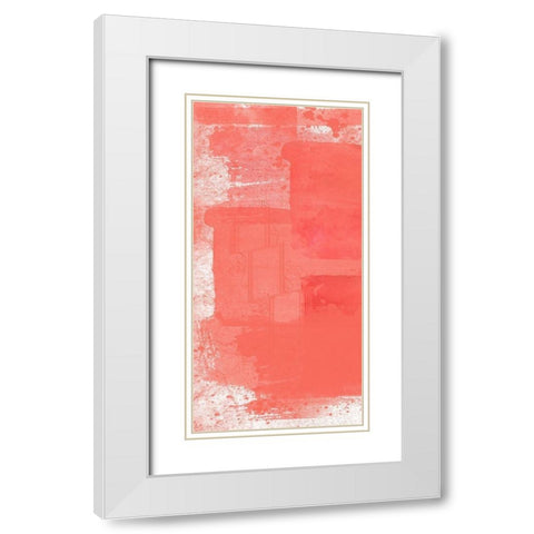 Coral Den 2 White Modern Wood Framed Art Print with Double Matting by Lewis, Sheldon