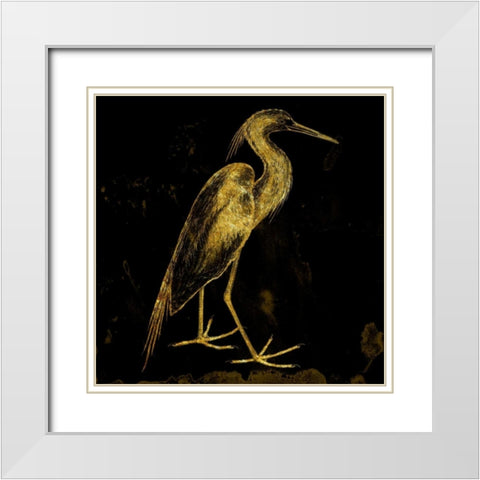 Golden Pride White Modern Wood Framed Art Print with Double Matting by Lewis, Sheldon