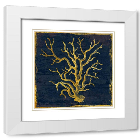 At The Gold Coast White Modern Wood Framed Art Print with Double Matting by Lewis, Sheldon