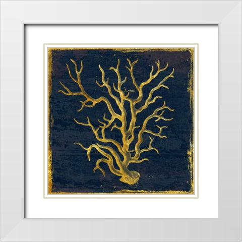 At The Gold Coast White Modern Wood Framed Art Print with Double Matting by Lewis, Sheldon