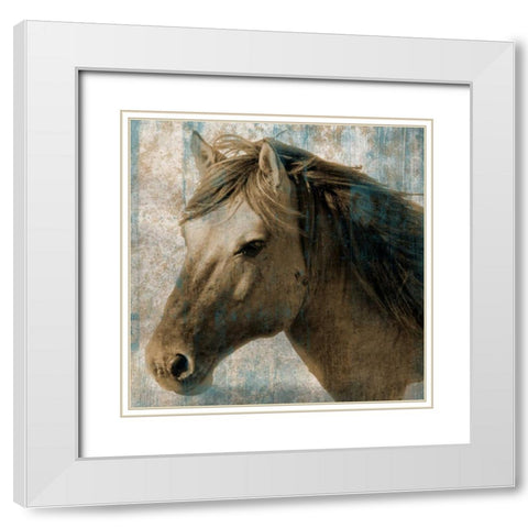 Spirit White Modern Wood Framed Art Print with Double Matting by Lewis, Sheldon