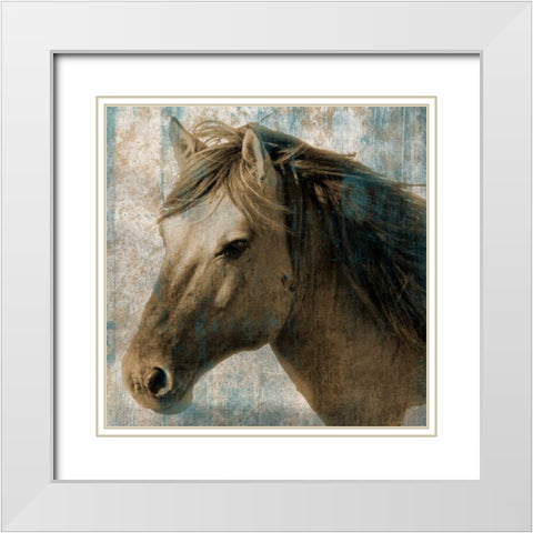 Spirit White Modern Wood Framed Art Print with Double Matting by Lewis, Sheldon