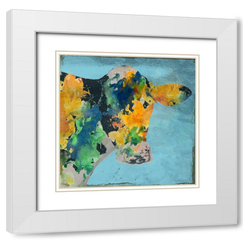 Farm Colors White Modern Wood Framed Art Print with Double Matting by Lewis, Sheldon