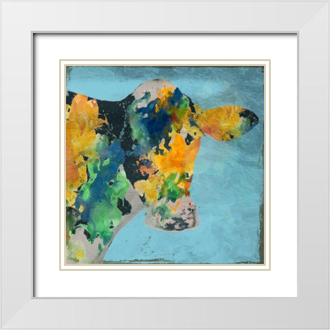 Farm Colors White Modern Wood Framed Art Print with Double Matting by Lewis, Sheldon