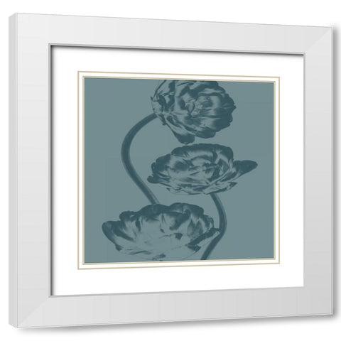 Pure 2 White Modern Wood Framed Art Print with Double Matting by Lewis, Sheldon