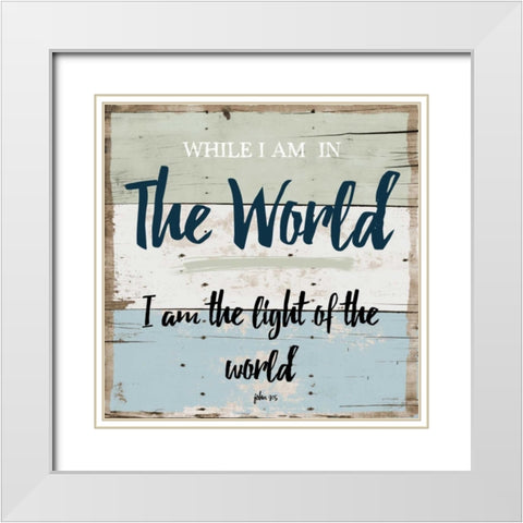 andReligious Wood 2 White Modern Wood Framed Art Print with Double Matting by Lewis, Sheldon