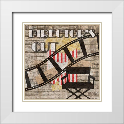 Directors Cut White Modern Wood Framed Art Print with Double Matting by Lewis, Sheldon
