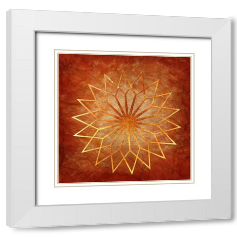 Paradigm Shift White Modern Wood Framed Art Print with Double Matting by Lewis, Sheldon
