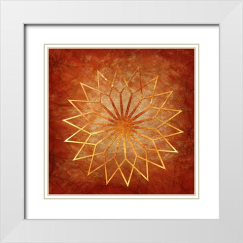 Paradigm Shift White Modern Wood Framed Art Print with Double Matting by Lewis, Sheldon