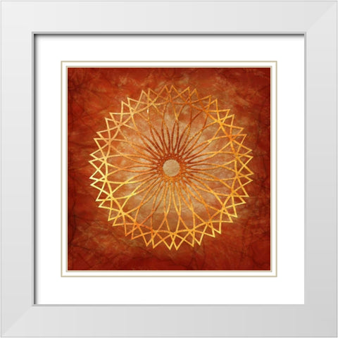 Paradigm Shift 2 White Modern Wood Framed Art Print with Double Matting by Lewis, Sheldon