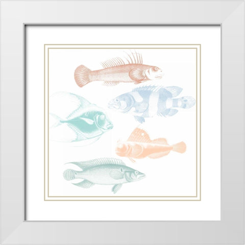 Deep Sea Adventure 1 White Modern Wood Framed Art Print with Double Matting by Lewis, Sheldon
