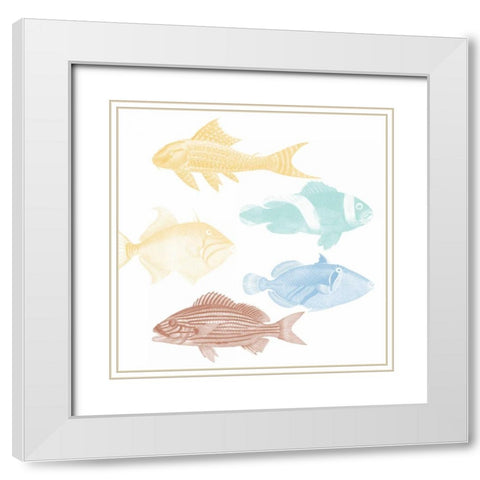 Deep Sea Adventure 2 White Modern Wood Framed Art Print with Double Matting by Lewis, Sheldon