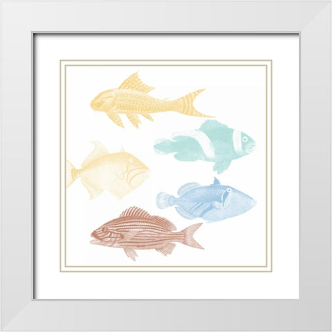 Deep Sea Adventure 2 White Modern Wood Framed Art Print with Double Matting by Lewis, Sheldon