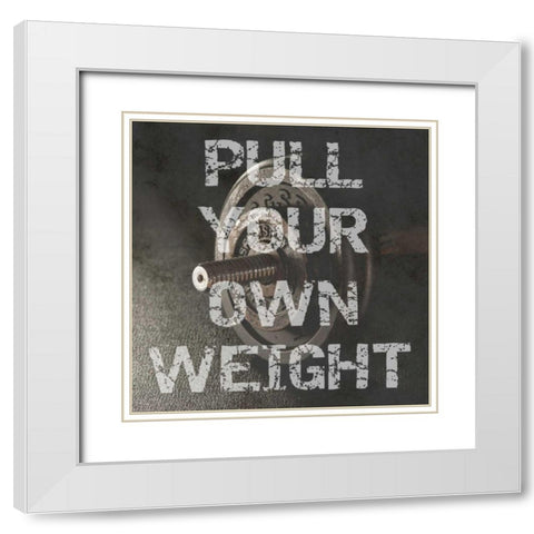 Your Own Weight White Modern Wood Framed Art Print with Double Matting by Lewis, Sheldon