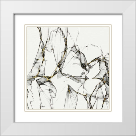 A and G 2 White Modern Wood Framed Art Print with Double Matting by Lewis, Sheldon