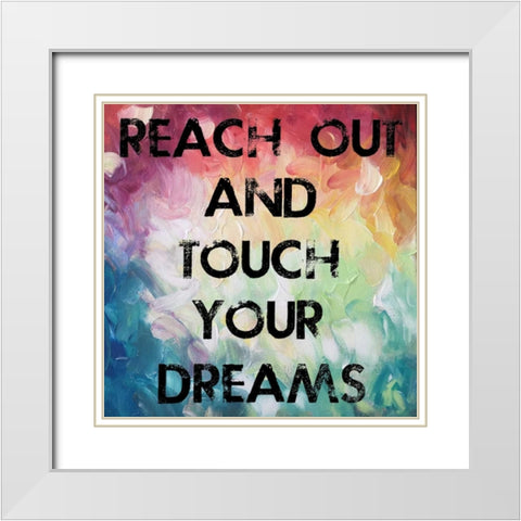 Bright Dream White Modern Wood Framed Art Print with Double Matting by Lewis, Sheldon