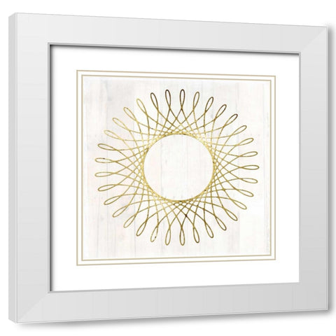 Royal Gate 1 White Modern Wood Framed Art Print with Double Matting by Lewis, Sheldon