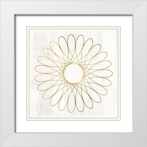 Royal Gate 2 White Modern Wood Framed Art Print with Double Matting by Lewis, Sheldon