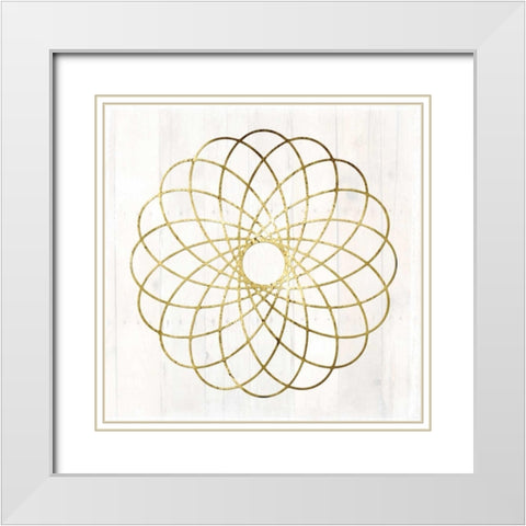 Royal Gate 4 White Modern Wood Framed Art Print with Double Matting by Lewis, Sheldon