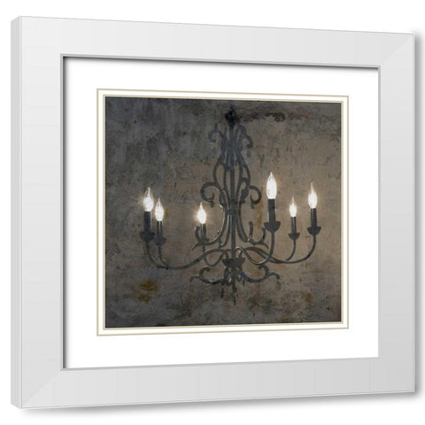 Shine Bright White Modern Wood Framed Art Print with Double Matting by Lewis, Sheldon