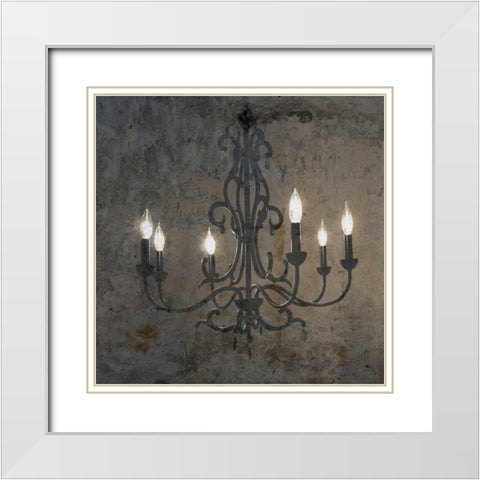Shine Bright White Modern Wood Framed Art Print with Double Matting by Lewis, Sheldon