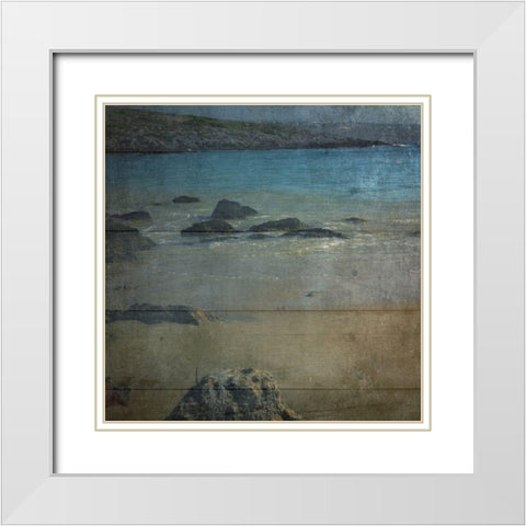 Drift Wood White Modern Wood Framed Art Print with Double Matting by Lewis, Sheldon