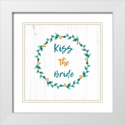 Bride White Modern Wood Framed Art Print with Double Matting by Lewis, Sheldon