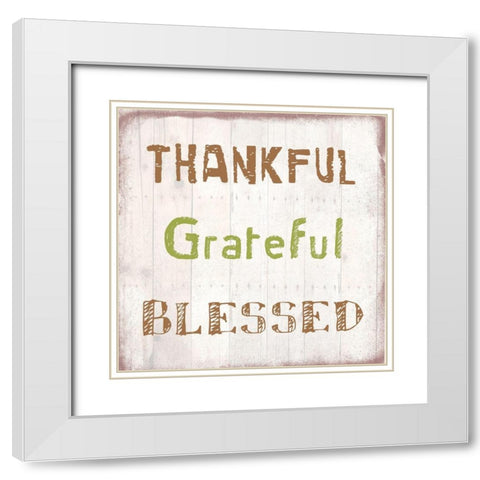 TGB White Modern Wood Framed Art Print with Double Matting by Lewis, Sheldon
