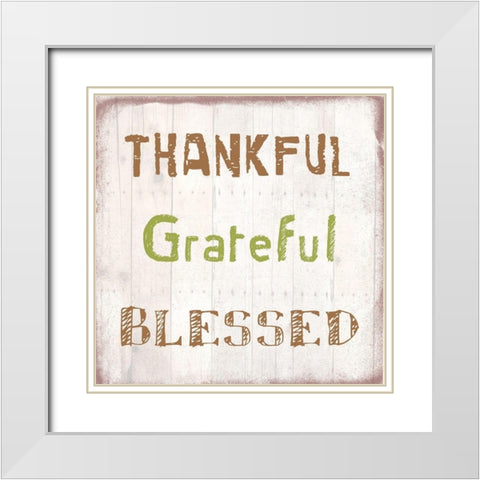 TGB White Modern Wood Framed Art Print with Double Matting by Lewis, Sheldon