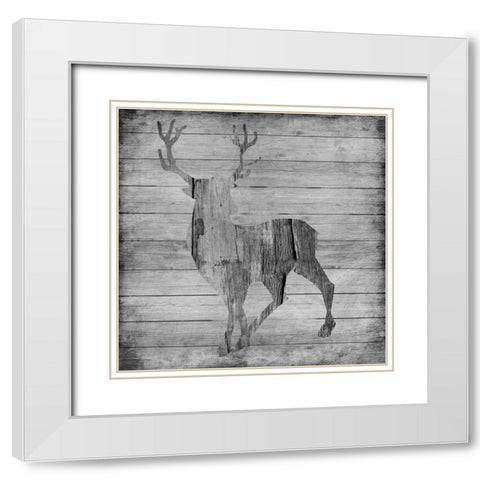 Game 2 White Modern Wood Framed Art Print with Double Matting by Lewis, Sheldon