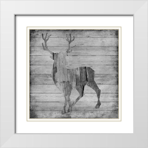 Game 2 White Modern Wood Framed Art Print with Double Matting by Lewis, Sheldon